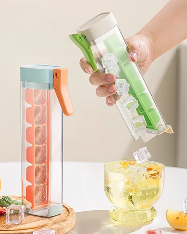 Ice Cube Mold Household Ice Maker Press Tray