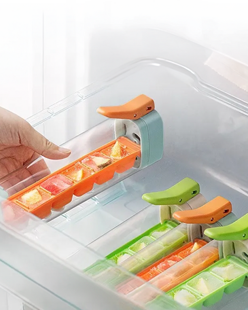 Ice Cube Mold Household Ice Maker Press Tray